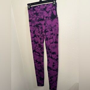 lululemon athletica Purple Tie-Dye Leggings